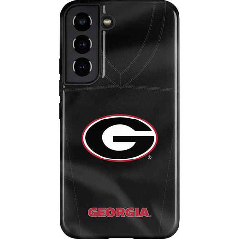 University of Georgia Black Jersey Galaxy S22 Pro Case