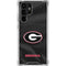 University of Georgia Black Jersey Galaxy S22 Ultra Clear Case