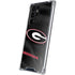 University of Georgia Black Jersey Galaxy S22 Ultra Clear Case