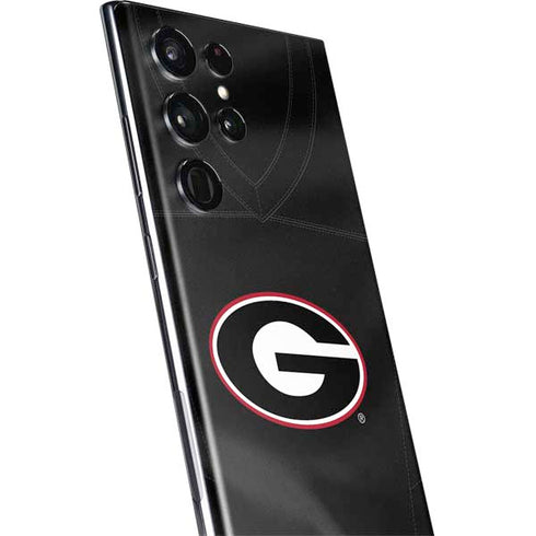 University of Georgia Black Jersey Galaxy S22 Ultra Skin