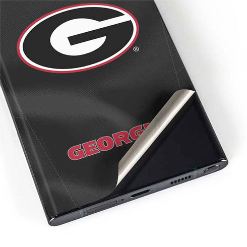 University of Georgia Black Jersey Galaxy S22 Ultra Skin