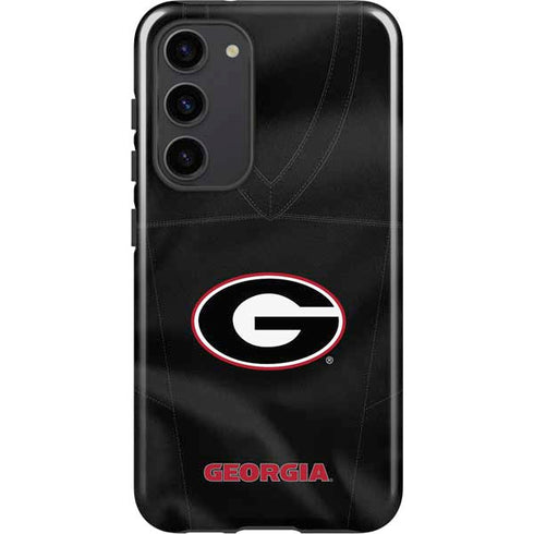 University of Georgia Black Jersey Galaxy S23 Plus Pro Case