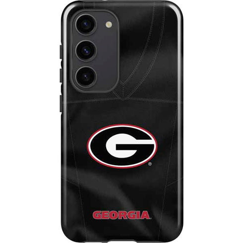 University of Georgia Black Jersey Galaxy S23 Pro Case