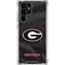 University of Georgia Black Jersey Galaxy S23 Ultra Clear Case