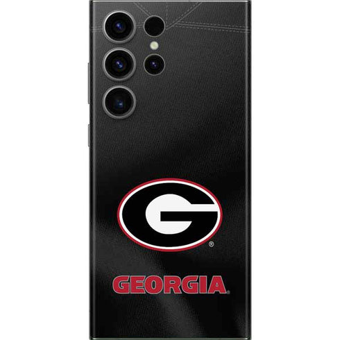 University of Georgia Black Jersey Galaxy Skins