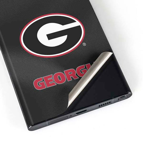 University of Georgia Black Jersey Galaxy Skins