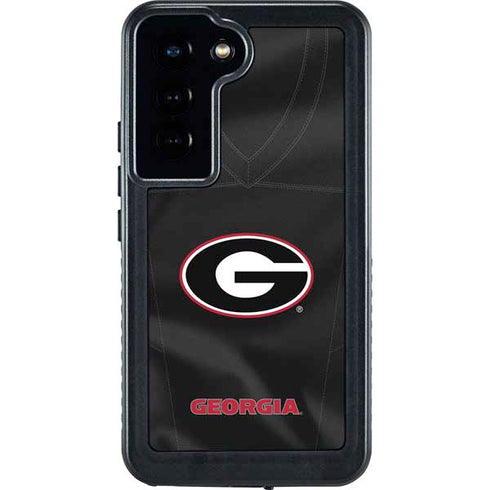 University of Georgia Black Jersey Galaxy S23 Waterproof Case
