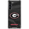 University of Georgia Black Jersey Galaxy S24 FE Clear Case
