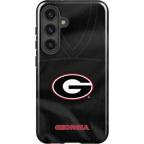 University of Georgia Black Jersey Galaxy S25 Impact Case