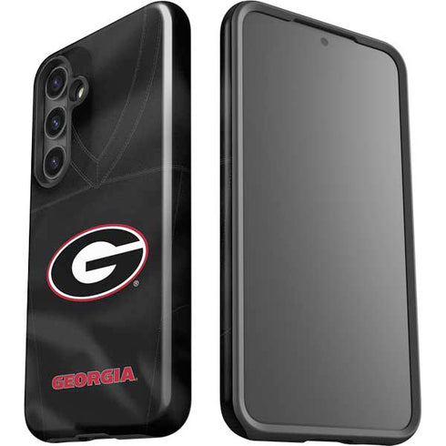 University of Georgia Black Jersey Galaxy S24 Impact Case