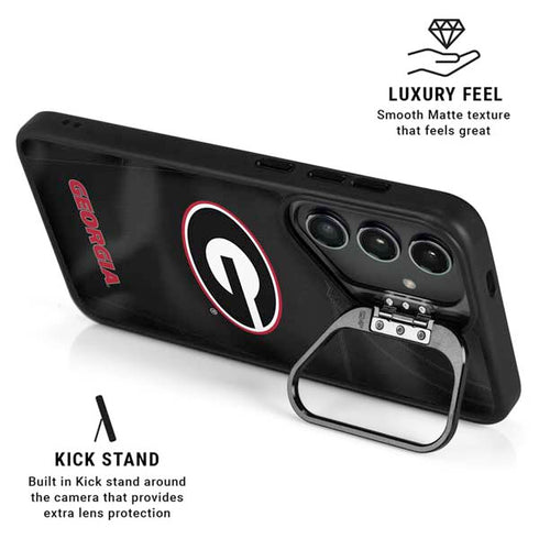 University of Georgia Black Jersey Galaxy S25 Kickstand Case