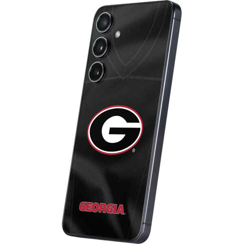University of Georgia Black Jersey Galaxy S25 Skin