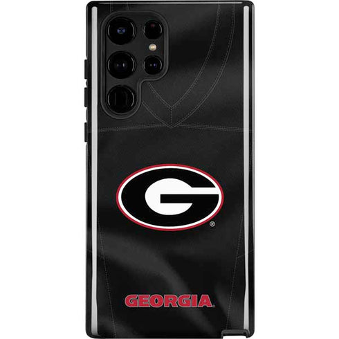 University of Georgia Black Jersey Galaxy Cases