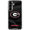 University of Georgia Black Jersey Galaxy S26 Clear Case