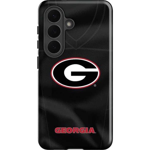 University of Georgia Black Jersey Galaxy S26 Impact Case