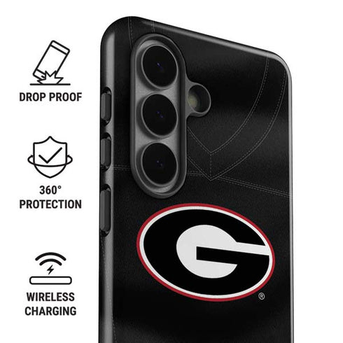University of Georgia Black Jersey Galaxy S26 Plus Impact Case