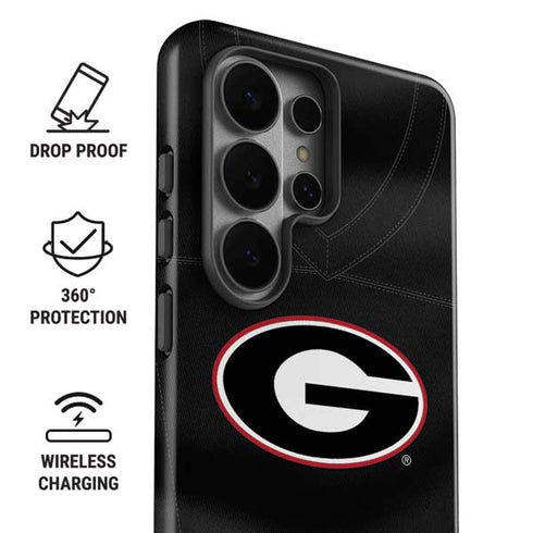 University of Georgia Black Jersey Galaxy S26 Ultra Impact Case
