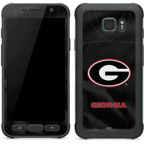 University of Georgia Black Jersey Galaxy S7 Active Skin