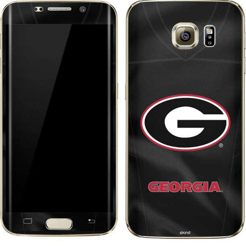 University of Georgia Black Jersey Galaxy S7 Edge Skin