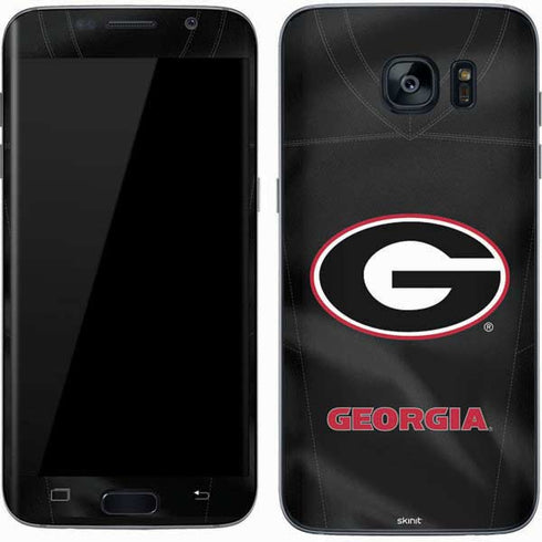 University of Georgia Black Jersey Galaxy S7 Skin