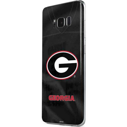 University of Georgia Black Jersey Galaxy S8 Plus Skin