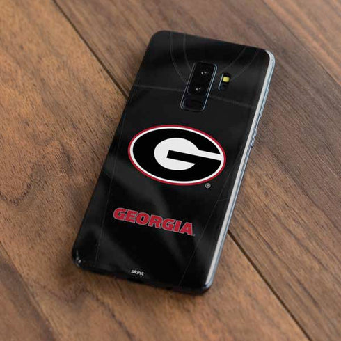 University of Georgia Black Jersey Galaxy S9 Plus Skin