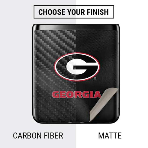 University of Georgia Black Jersey Galaxy Z Flip Skin