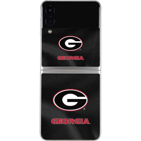 University of Georgia Black Jersey Galaxy Z Flip3 5G Skin