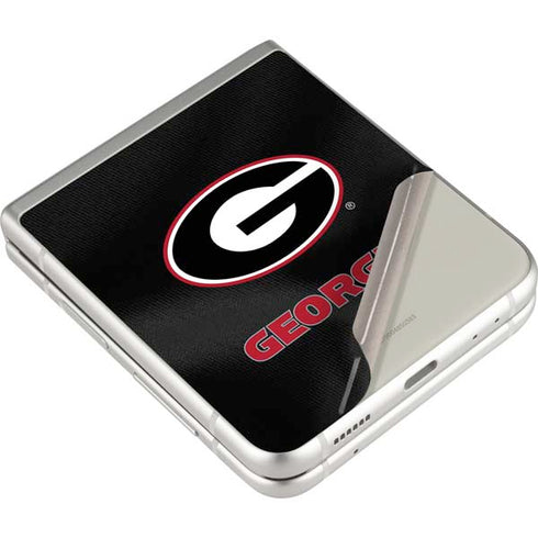 University of Georgia Black Jersey Galaxy Z Flip3 5G Skin