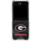 University of Georgia Black Jersey Galaxy Z Flip5 5G Clear Case