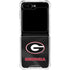 University of Georgia Black Jersey Galaxy Z Flip5 5G Clear Case