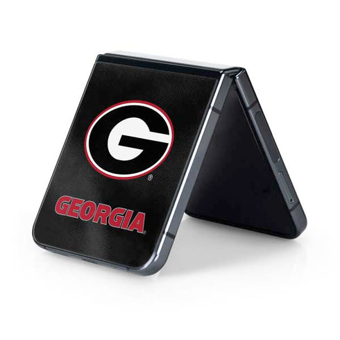 University of Georgia Black Jersey Galaxy Z Flip5 5G Skin