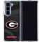 University of Georgia Black Jersey Galaxy Z Fold5 5G Clear Case
