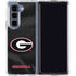 University of Georgia Black Jersey Galaxy Z Fold5 5G Clear Case