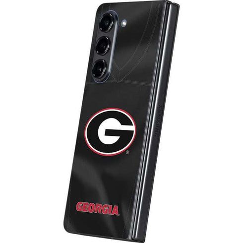 University of Georgia Black Jersey Galaxy Z Fold5 5G Skin