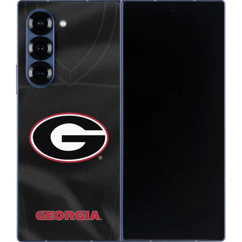 University of Georgia Black Jersey Galaxy Z Fold6 Skin