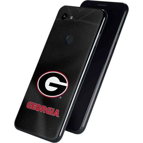 University of Georgia Black Jersey Google Pixel 3a Skin