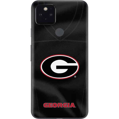 University of Georgia Black Jersey Google Pixel 5 Skin