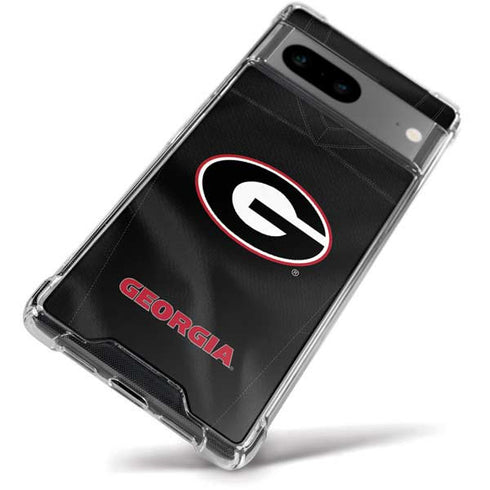 University of Georgia Black Jersey Google Pixel 8 Clear Case