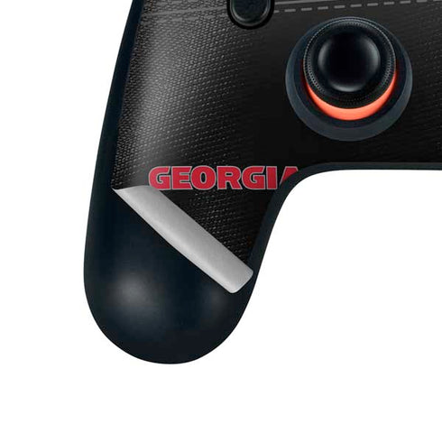 University of Georgia Black Jersey Google Stadia Controller Skin