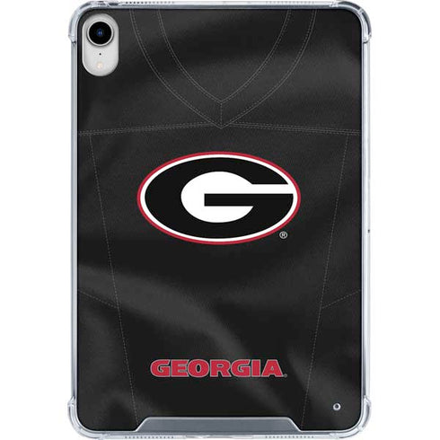 University of Georgia Black Jersey iPad 11th Gen (2025) Clear Case