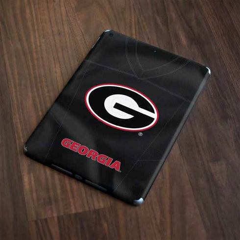 University of Georgia Black Jersey Apple iPad Skin