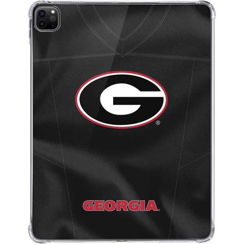 University of Georgia Black Jersey iPad Pro 11in (2024) Clear Case