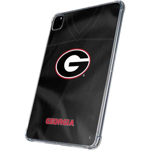 University of Georgia Black Jersey iPad Pro 11in (2024) Clear Case