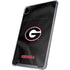University of Georgia Black Jersey iPad Pro 12.9in (2020) Clear Case