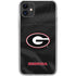 University of Georgia Black Jersey iPhone 11 Clear Case