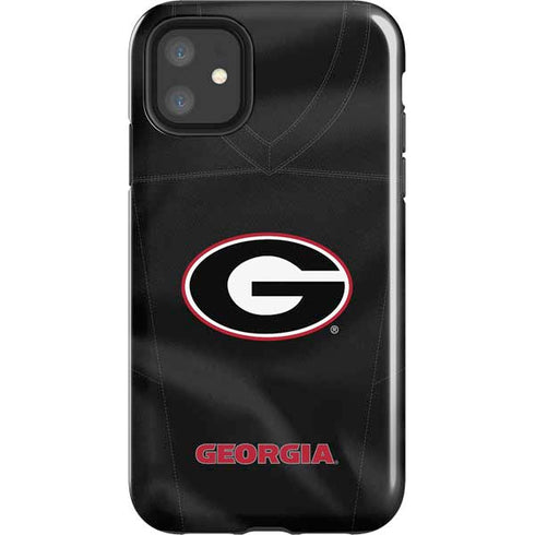 University of Georgia Black Jersey iPhone 11 Impact Case