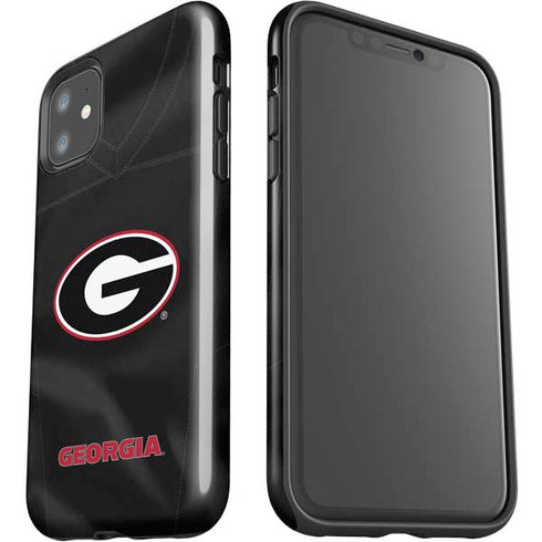 University of Georgia Black Jersey iPhone 11 Impact Case