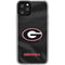 University of Georgia Black Jersey iPhone 11 Pro Clear Case