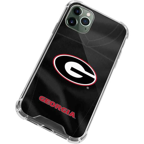 University of Georgia Black Jersey iPhone 11 Pro Max Clear Case